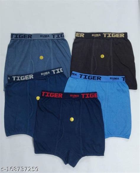Ruma Tiger Underwear For Men 5 Pc Combo Mini Trunk