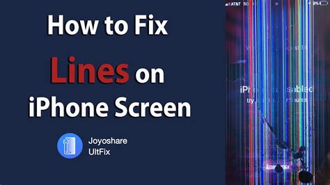 How To Fix Lines On Iphone Screen Ways Joyoshare Ultfix Youtube
