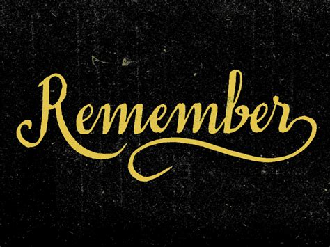 Remember By Abi On Dribbble