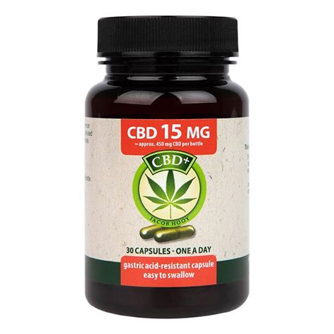 Jacob Hooy CBD 15mg Capsules 30 Holland Barrett