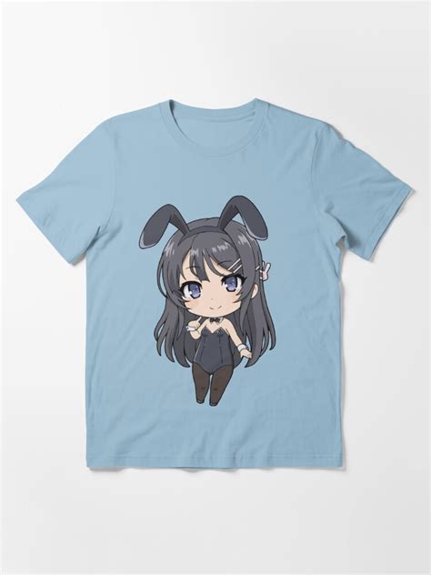 Mai Bunny Girl Senpai Chibi T Shirt For Sale By Chibify Redbubble