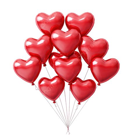 Love Heart Balloons Love Heart Balloon Png Transparent Image And