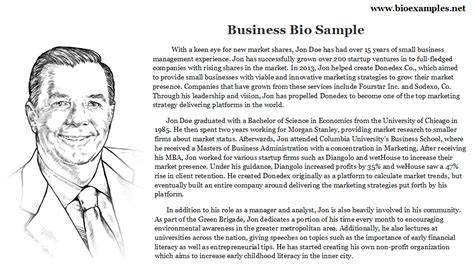 Business Bio Sample Pinterest For Business Bio Small Business Management