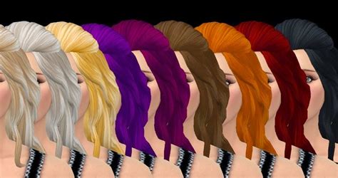 My Sims 4 Blog Hair Retextures By Dachs