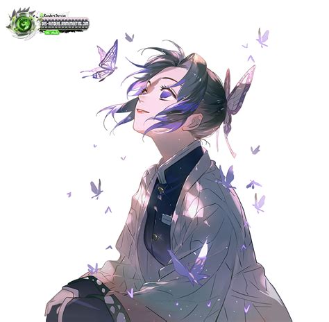 Kimetsu No Yaibakochou Shinobu Beautiful Draw Render Ors Anime Renders