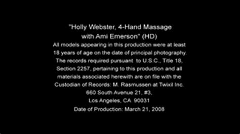 Holly Webster And Ami Emerson 4 Hand Massage Full Mp4 Total Control
