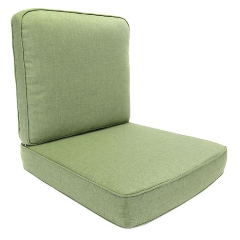 Hampton Bay Fall River Moss Replacement Outdoor Motion Lounge Chair Cushion Frvc7cu Set Gr The