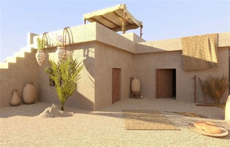 Ancient Egyptian House 3d Model Ancient Egypt Architecture Ancient