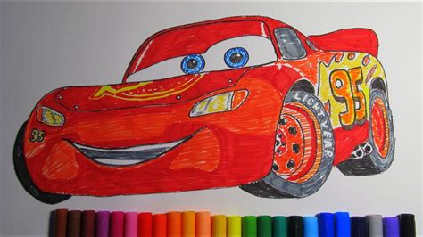 How To Draw Cars 3 Lightning Mcqueen Howto Techno