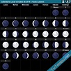 Calendario Lunar Octubre de 2016 (Hemisferio Sur) - Fases Lunares