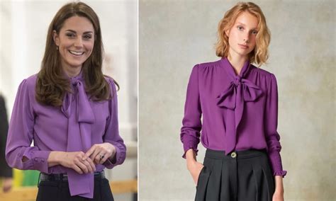 Kate Middleton S Purple Gucci Blouse Dupes Are Flying Off The Shelves Shop The Best Lookalikes