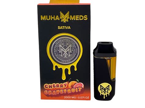 Cherry Grapefruit Muha Meds 2g Disposable Uplifted Delivery