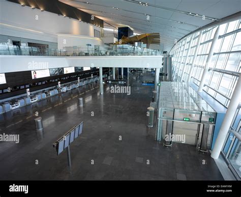 Elevated View Of Departure Gates In Dublin Airport Terminal 2