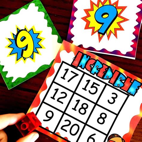 Free Number Recognition Game For The Numbers 1 20