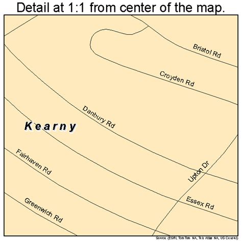 Kearny Arizona Street Map 0437200