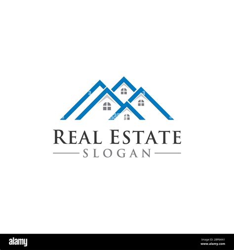Real Estate Logo Design Creative Abstract Real Estate Icon Logo And