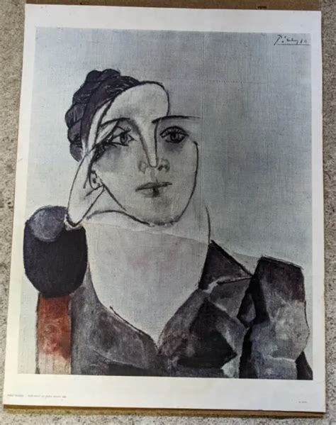 Pablo Picasso Reproduction Portrait De Dora Maar Lithographie Eur 50