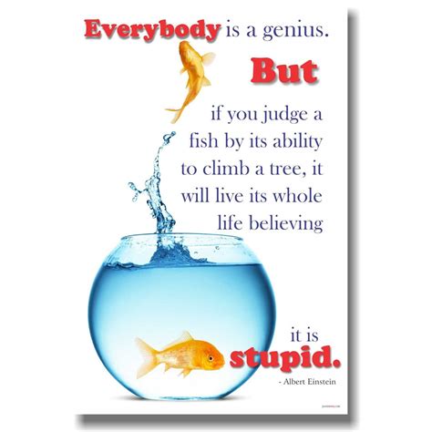 In fish in a tree why did albert call keisha the baby? Everybody's a Genius but If You Judge a Fish By Its Ability to Climb a Tree | Quotes | Pinterest ...