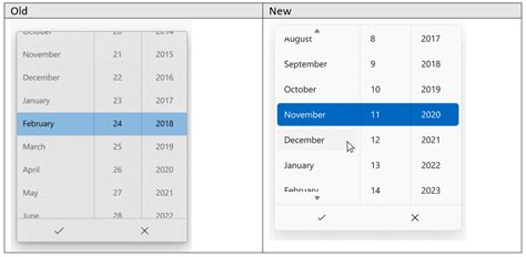 Proposal Update Design Of DatePicker And TimePicker Controls Issue Microsoft