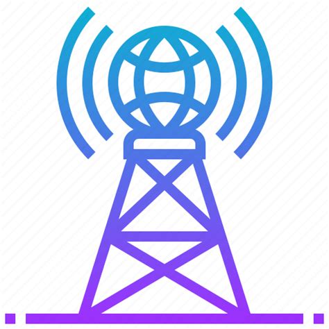 Antenna Communication Engineering Robotic Technology Wireless Icon