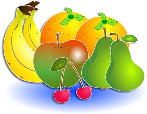 Mixed Fruit Stock Illustration Illustration Of Cherry Graphics 40315