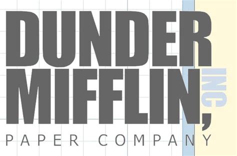 Dunder Mifflin 2 Logos The Office SVG Cricut Etsy Canada