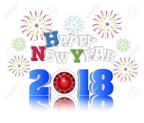 Free Clipart New Year 2018 Free Download On Clipartmag