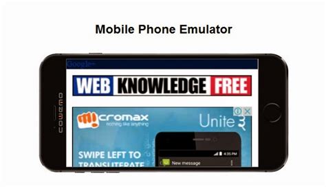 Best Mobile Emulators To Test Your Websites Web Knowledge Free