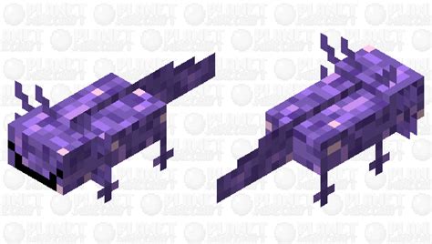 Axolotl Amethyst Minecraft Mob Skin