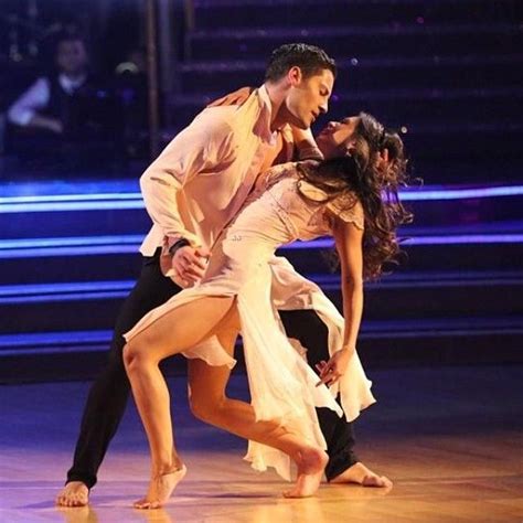 Janel Parrish And Vals Dwts Week 9 Routine Will End With A Kiss Video Dancing With The