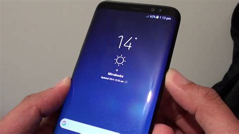 Samsung Galaxy S8 How To Turn The Phone On Off Youtube