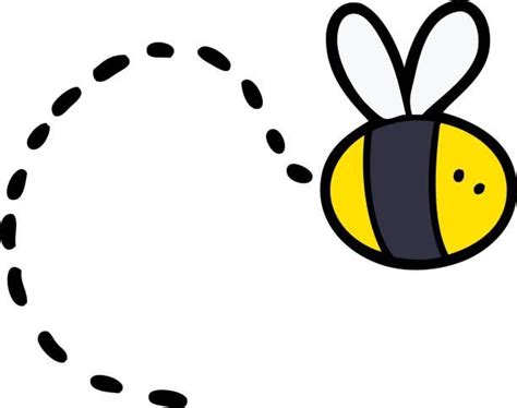 Cartoon Bee Flying Desenho De Abelha Como Desenhar Uma Abelha