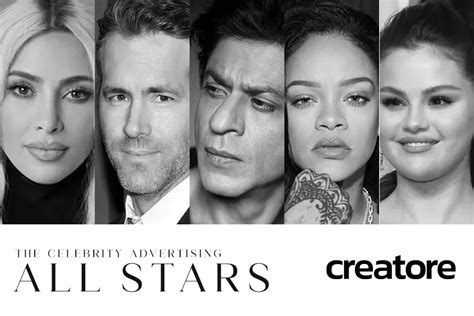 the celebrity advertising all stars stardom meets branding creatore creatore creative