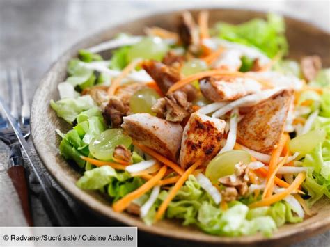 Salade De Poulet Au Curry Estival Facile Et Rapide D Couvrez Les