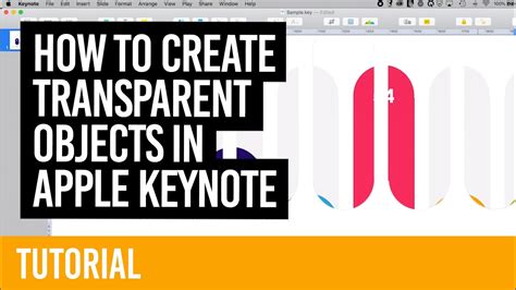 How To Create Transparent Objects In Apple Keynote Tutorial Youtube