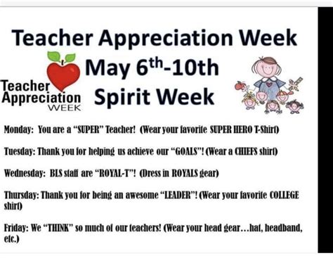 Super Teacher Teacher Appreciation Week Achievement Teachers Spirit