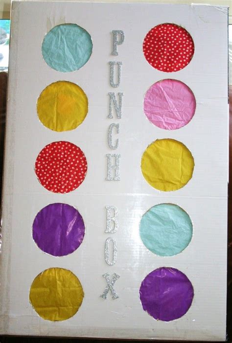 Diy Punch Box Party Game In Uncategorized Birthday Party Games Diy