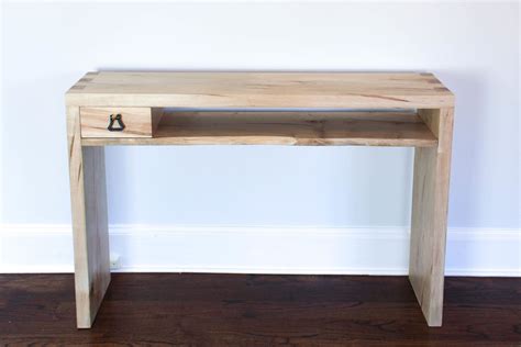 Modern Ambrosia Maple Entryway Table — 3x3 Custom | Entryway tables, Entryway table modern, Entryway