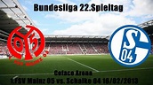 1.FSV Mainz 05 vs.Schalke 04 2:2, Bundesliga,22. Spieltag ...