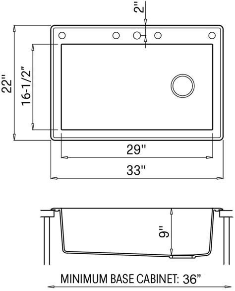 It's a good idea to sketch the sink and dimensions, so. How big are sinks? Typical Kitchen Sink Dimensions - Dispozal