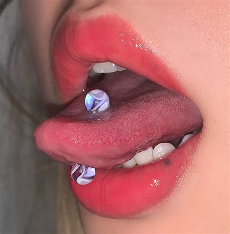 cute tongue piercing tongue piercing jewelry mouth piercings pretty ear piercings earings