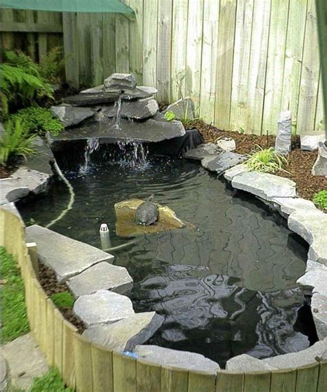 Buy products such as resin turtle reptile platform basking ramp tank water aquatic climb ornamen at walmart and save. Everyone Can Make! 35+ DIY BackYard Turtle Pond Designs ...