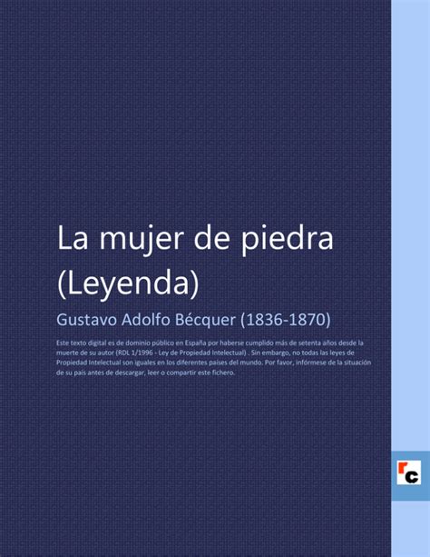 La Mujer De Piedra Leyenda