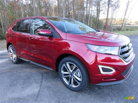 2015 Ruby Red Metallic Ford Edge Sport 110028149 Car