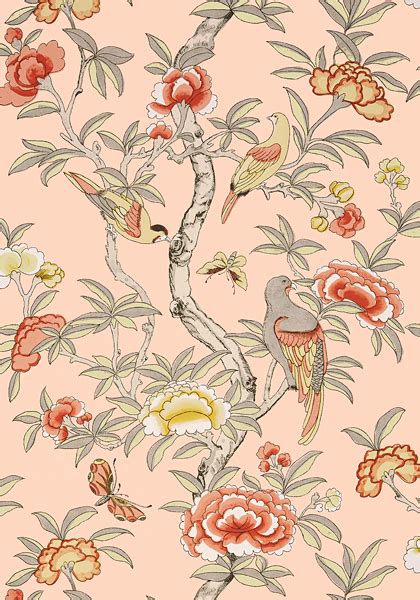 Giselle Pale Pink T14227 Collection Imperial Garden From Thibaut
