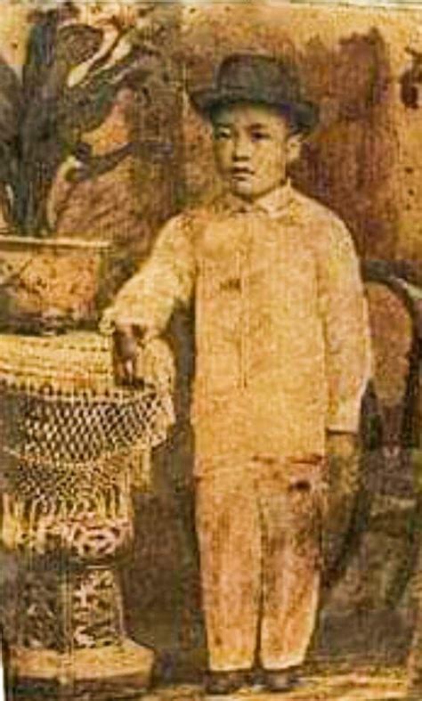 Jose Rizal At Age Seven 1868 Photo From The National Historical
