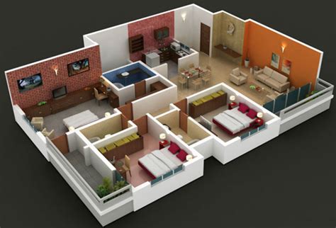 Unique Ideas For 3 Bhk Apartment Interior Designs