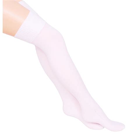 White Ladies Over The Knee Socks Ladies Thigh High Socks 22 Colours