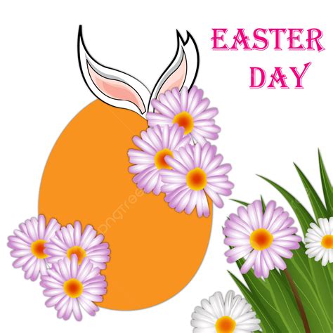 Happy Easter Egg Vector Design Images Happy Easter Day With Leaves And