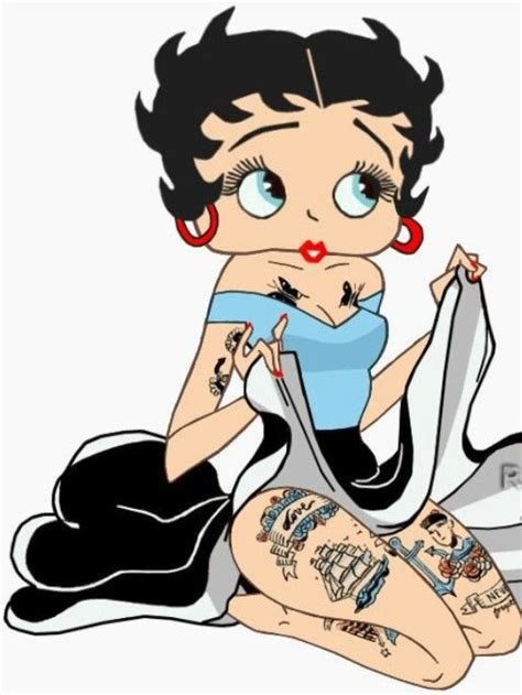 Tatted Boop Betty Boop Betty Boop Cartoon Betty Boop Classic